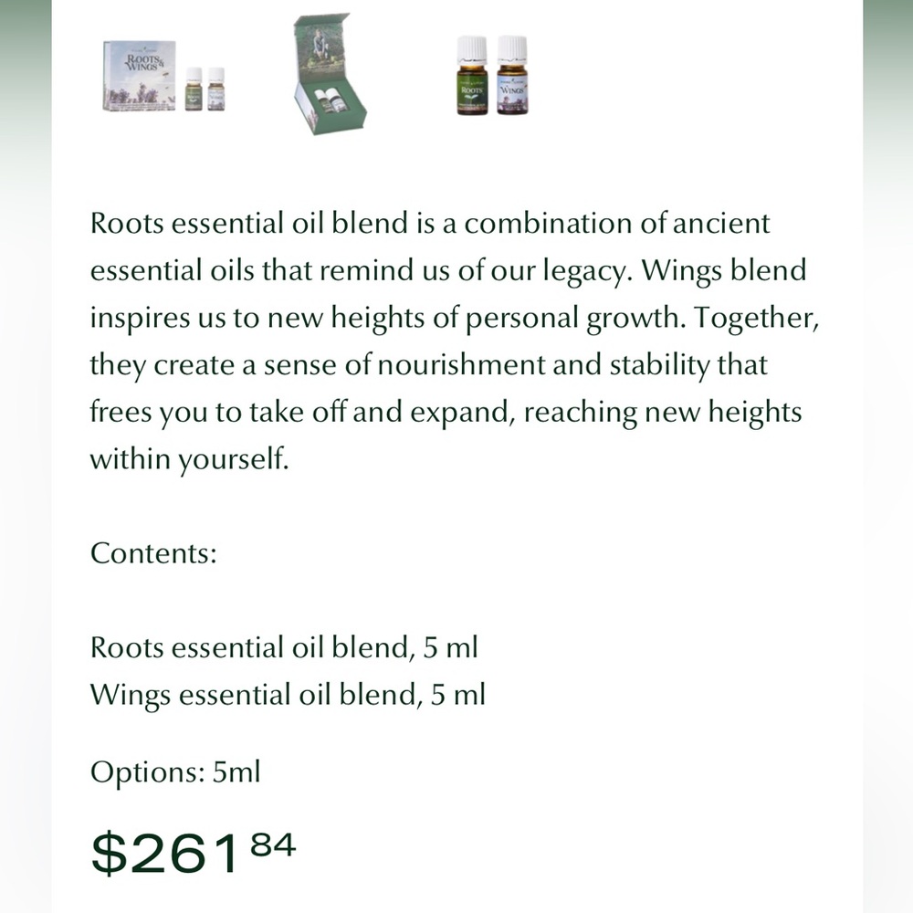 Young Living Roots & Wings Duo.  New Unopened Packaging. - Picture 7 of 8